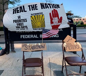 Press Conference engaging Michigan US Senators in Detroit