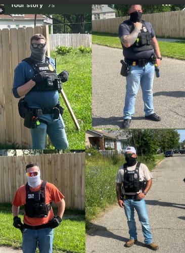 ICE agents in action on 6/30/26